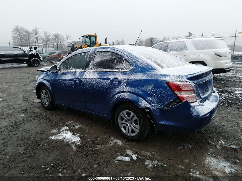 2018 CHEVROLET SONIC LS - 1G1JB5SH5J4108714
