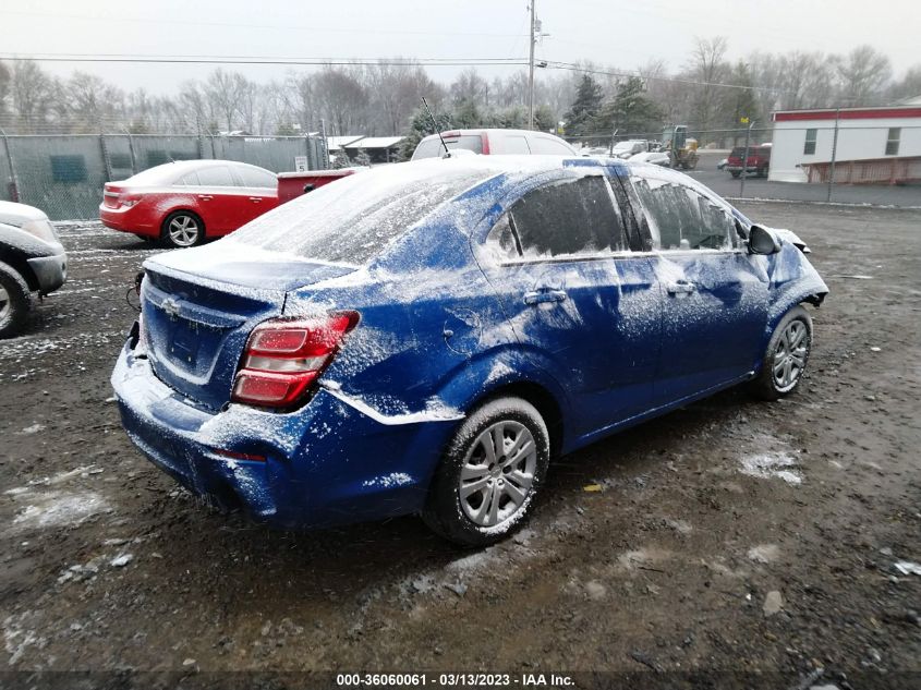 2018 CHEVROLET SONIC LS - 1G1JB5SH5J4108714