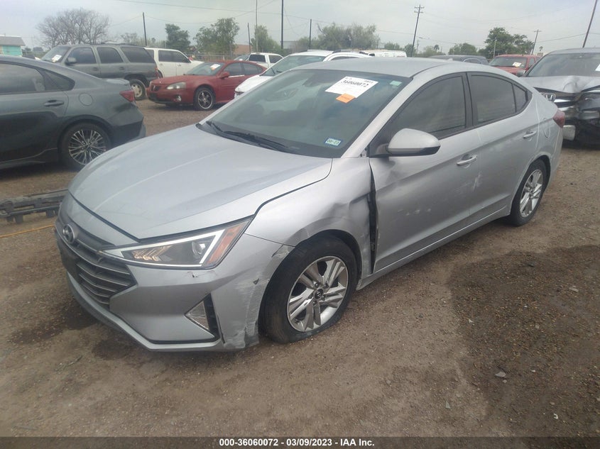 VIN KMHD84LF0LU107625 2020 HYUNDAI ELANTRA SEL