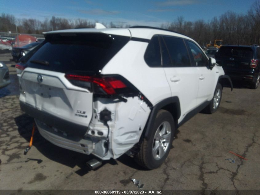 2020 TOYOTA RAV4 HYBRID XLE - 2T3R6RFV6LW001490