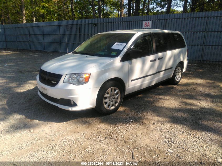 2015 RAM CARGO VAN TRADESMAN 2C4JRGAG2FR681405