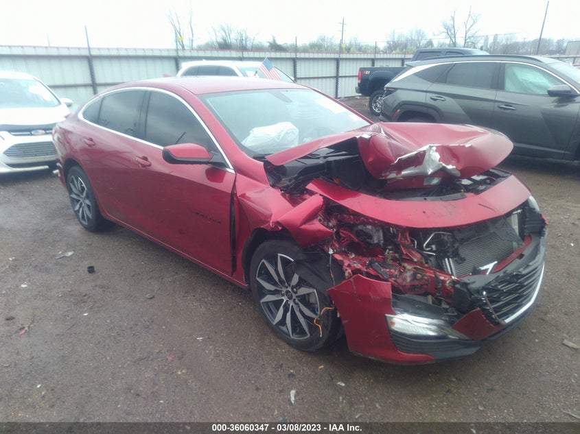 VIN 1G1ZG5STXNF103365 2022 CHEVROLET MALIBU RS