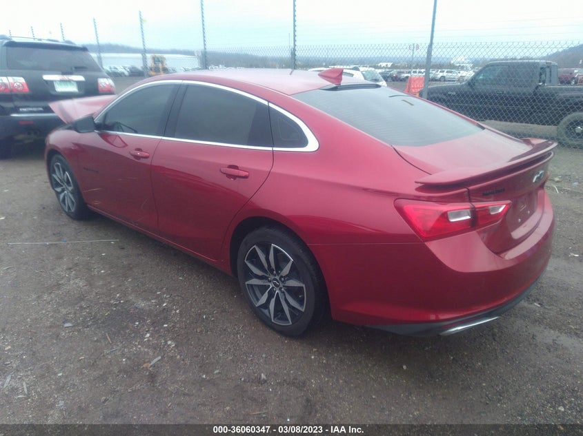 VIN 1G1ZG5STXNF103365 2022 CHEVROLET MALIBU RS