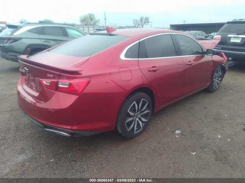VIN 1G1ZG5STXNF103365 2022 CHEVROLET MALIBU RS