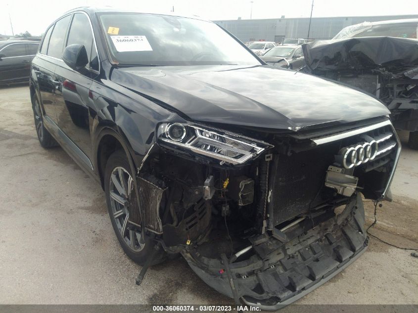 2017 AUDI Q7 PREMIUM PLUS - WA1LAAF73HD019063
