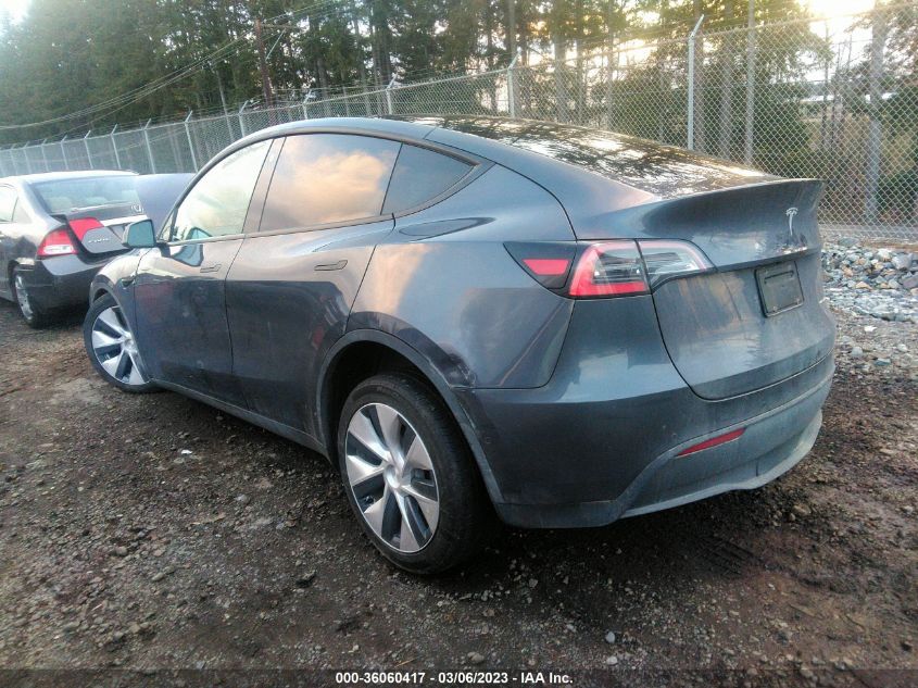 2021 TESLA MODEL Y LONG RANGE - 5YJYGDEE1MF077347