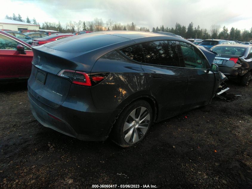 2021 TESLA MODEL Y LONG RANGE - 5YJYGDEE1MF077347
