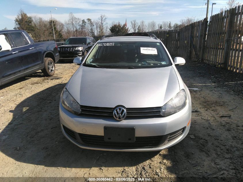 2013 VOLKSWAGEN JETTA SPORTWAGEN TDI W/SUNROOF & NAV - 3VWPL7AJ2DM607488