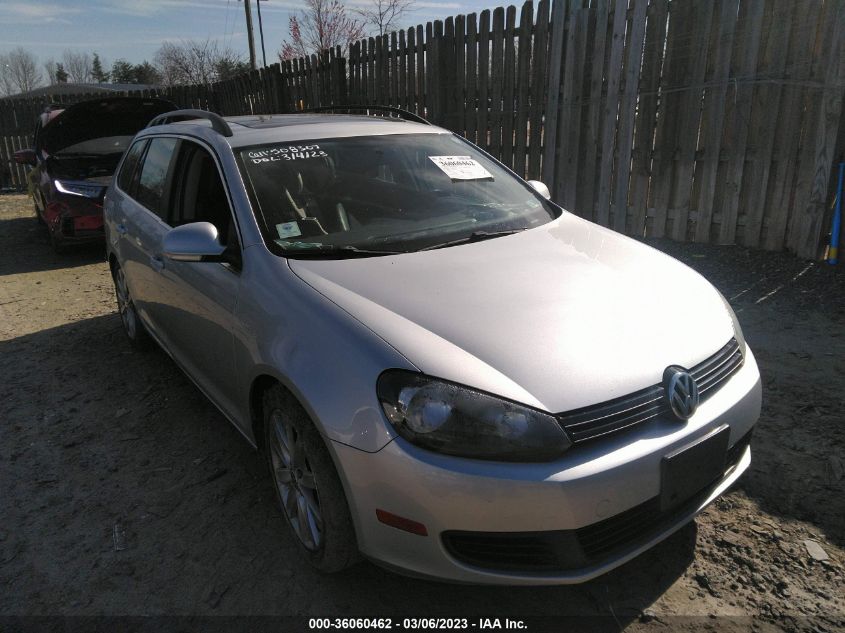 2013 VOLKSWAGEN JETTA SPORTWAGEN TDI W/SUNROOF & NAV - 3VWPL7AJ2DM607488