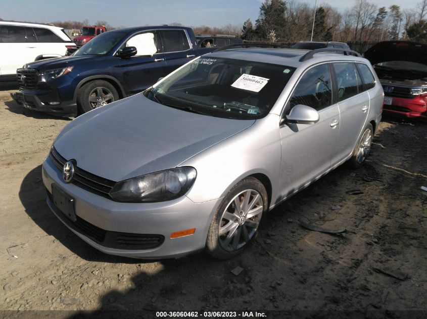 2013 VOLKSWAGEN JETTA SPORTWAGEN TDI W/SUNROOF & NAV - 3VWPL7AJ2DM607488