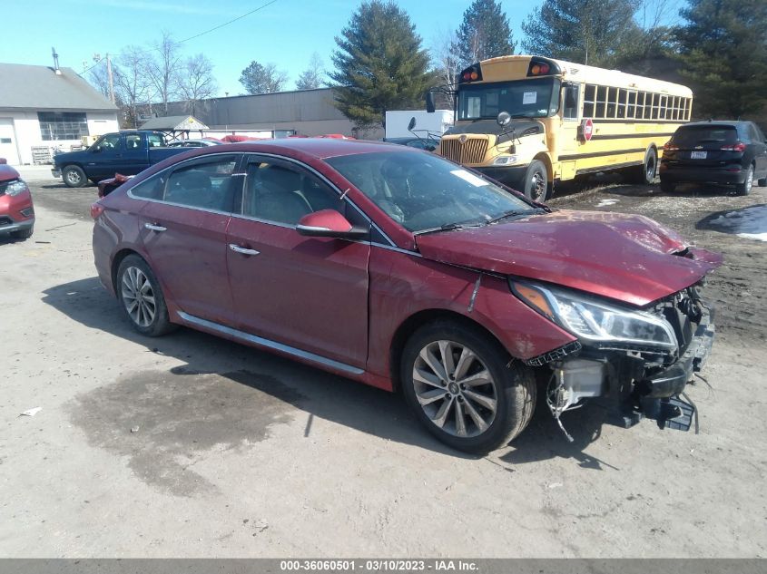 2016 HYUNDAI SONATA 2.4L SPORT - 5NPE34AF3GH421277