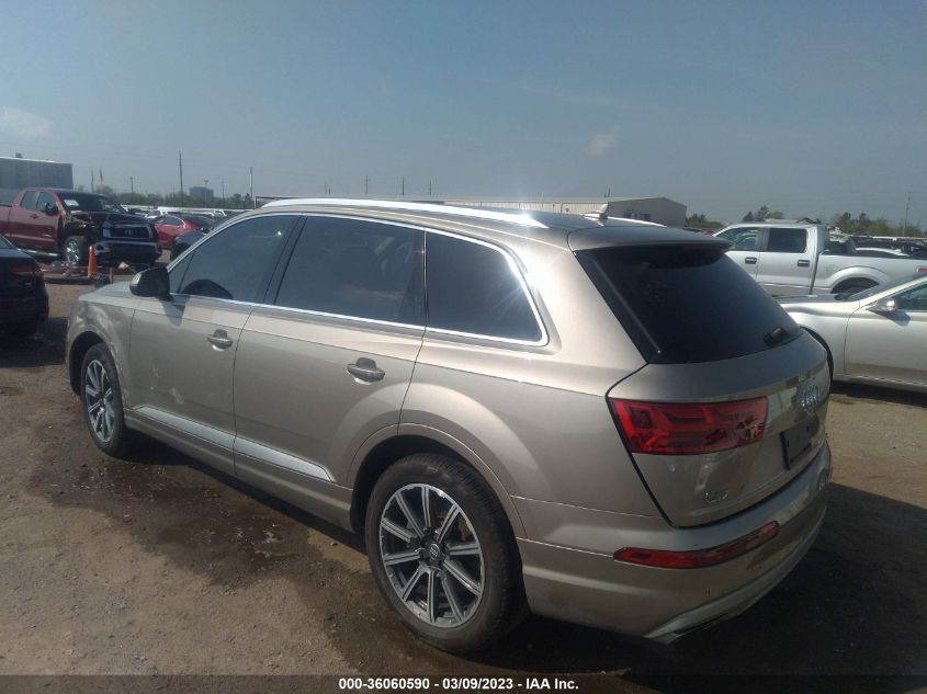 2017 AUDI Q7 PREMIUM PLUS - WA1LAAF75HD013801
