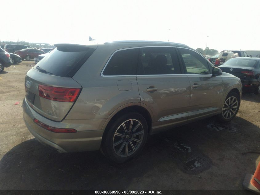 2017 AUDI Q7 PREMIUM PLUS - WA1LAAF75HD013801