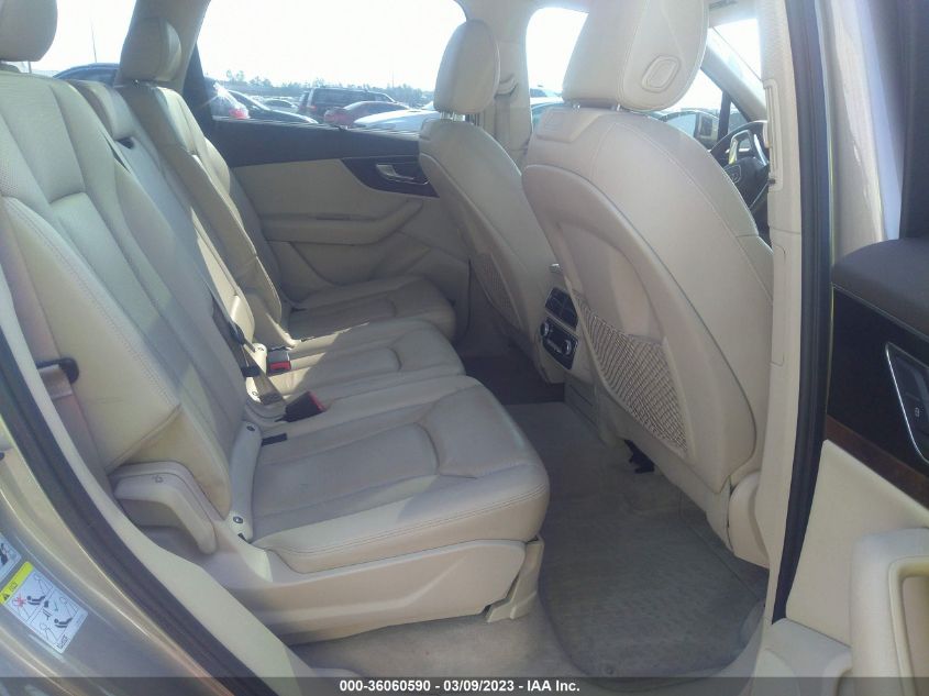 2017 AUDI Q7 PREMIUM PLUS - WA1LAAF75HD013801