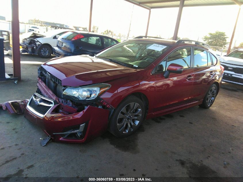 2015 SUBARU IMPREZA WAGON 2.0I SPORT LIMITED - JF1GPAV64FH261774