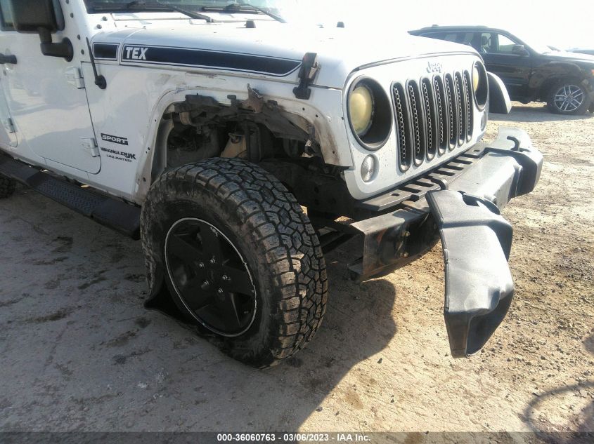 2018 JEEP WRANGLER JK UNLIMITED SPORT 1C4BJWDG4JL862816