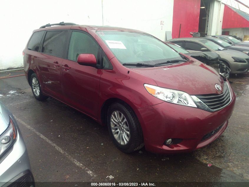 2014 TOYOTA SIENNA XLE/XLE AAS/LTD - 5TDYK3DCXES498537