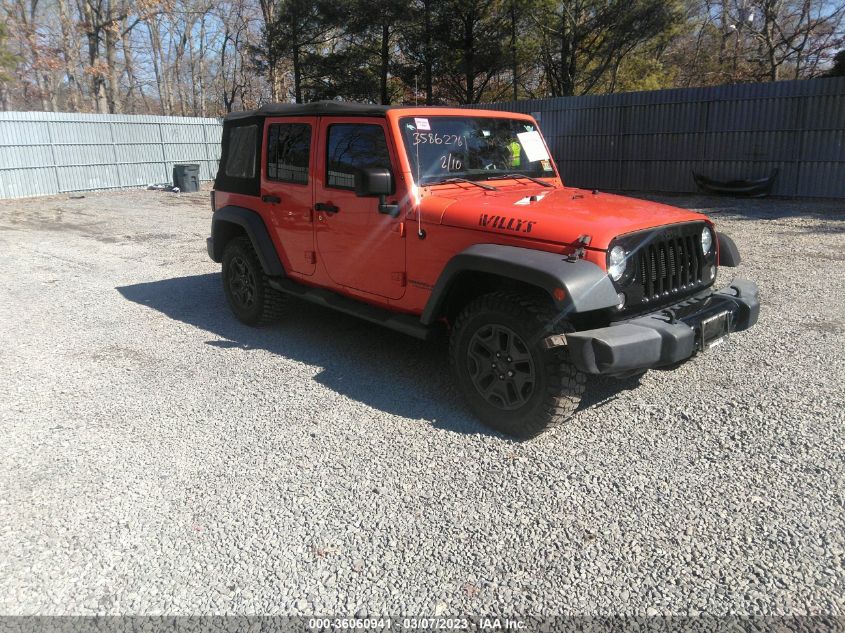 2015 JEEP WRANGLER UNLIMITED WILLYS WHEELER - 1C4HJWDG6FL686529