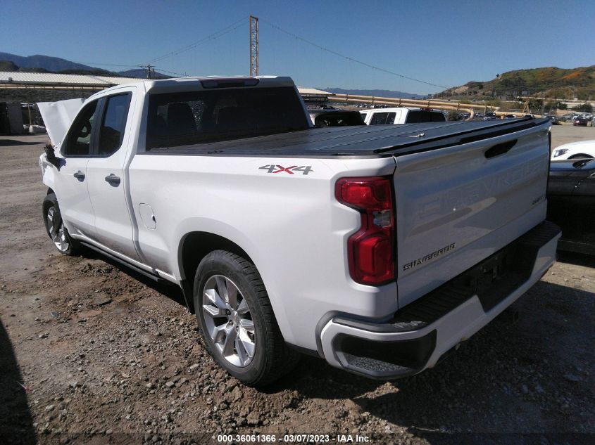 2020 CHEVROLET SILVERADO 1500 CUSTOM - 1GCRYBEFXLZ327336
