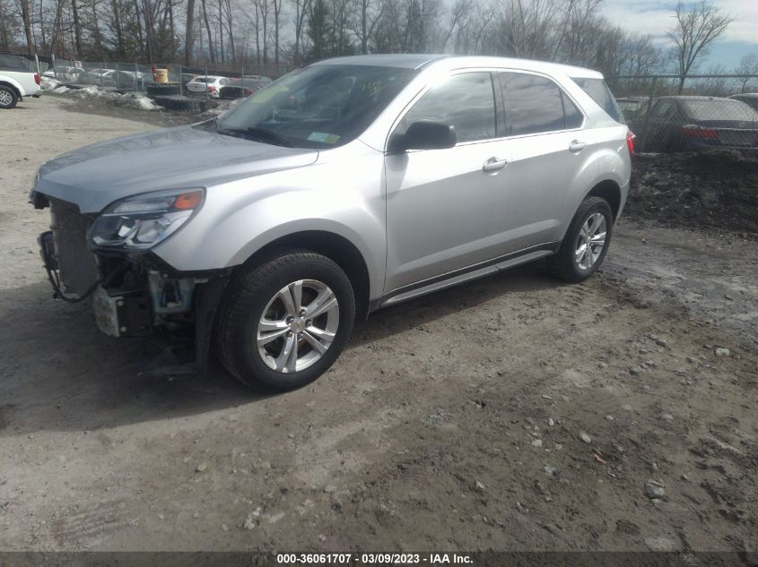 2017 CHEVROLET EQUINOX LS - 2GNALBEK0H1600381