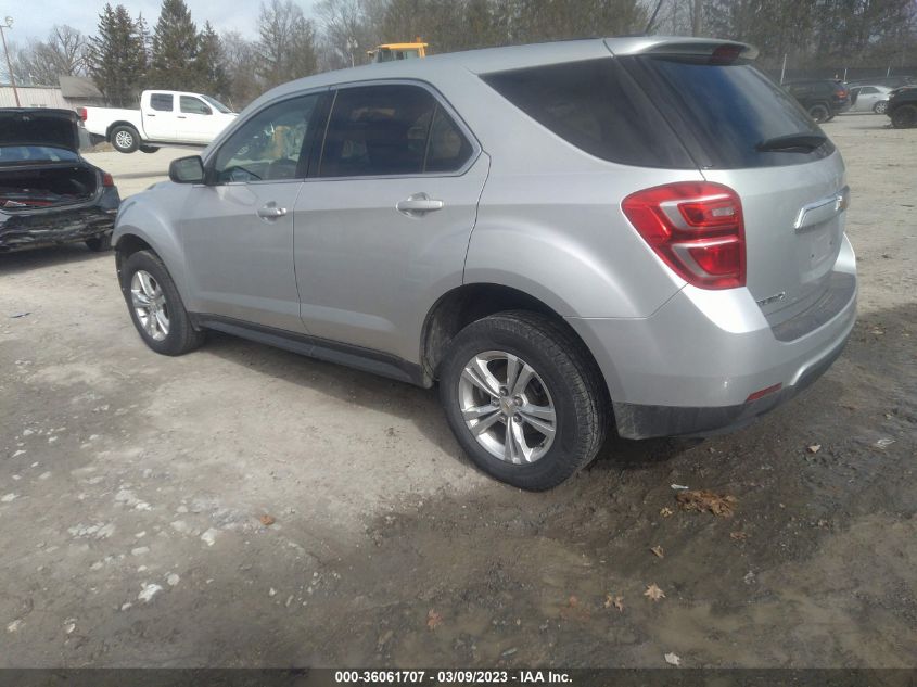 2017 CHEVROLET EQUINOX LS - 2GNALBEK0H1600381