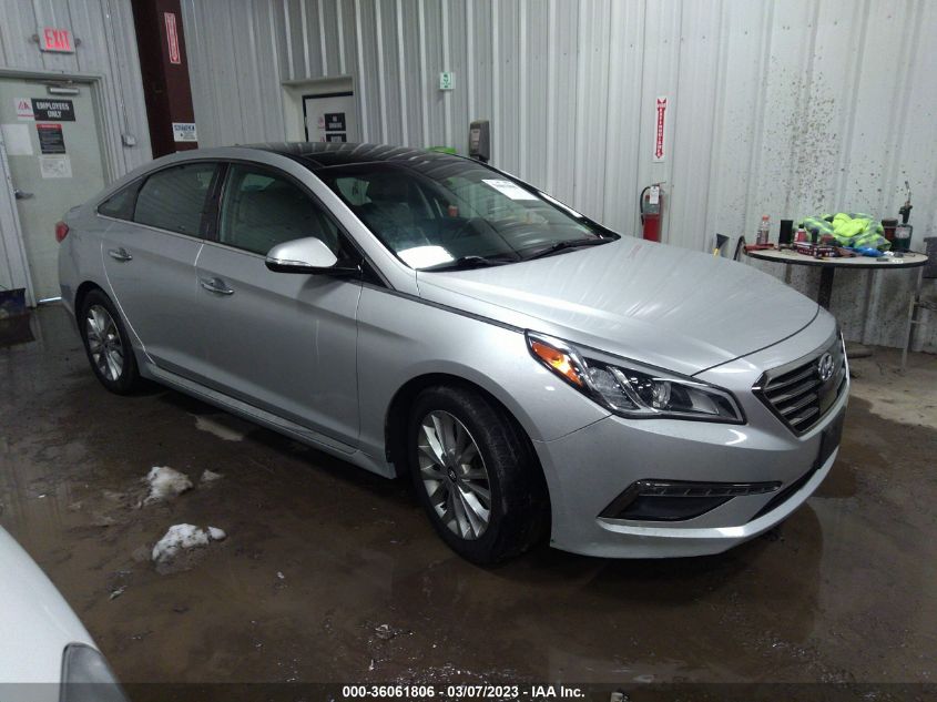 2015 HYUNDAI SONATA 2.4L LIMITED - 5NPE34AF0FH017612