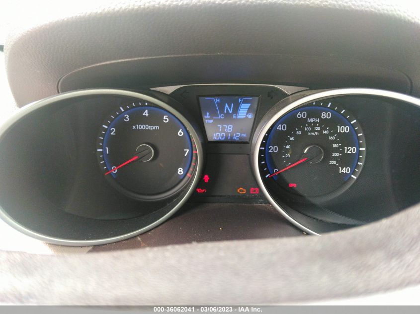 2013 HYUNDAI TUCSON GLS - KM8JU3AC9DU636395