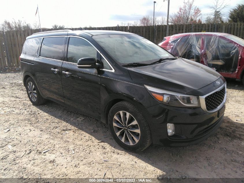 2015 KIA SEDONA SX - KNDMC5C11F6018989