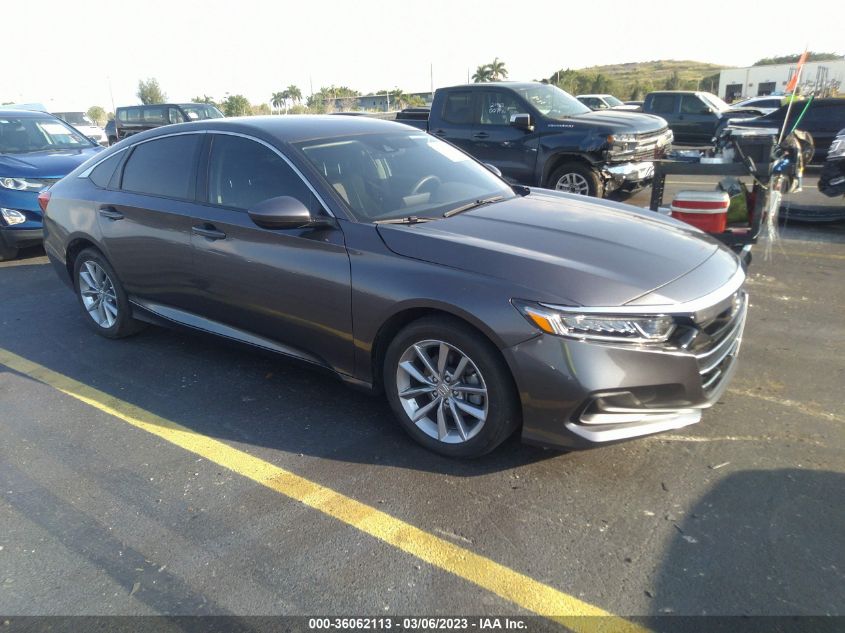 2021 HONDA ACCORD SEDAN LX - 1HGCV1F10MA021002