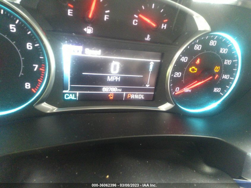 2019 CHEVROLET TRAVERSE LT CLOTH - 1GNEVGKWXKJ249508