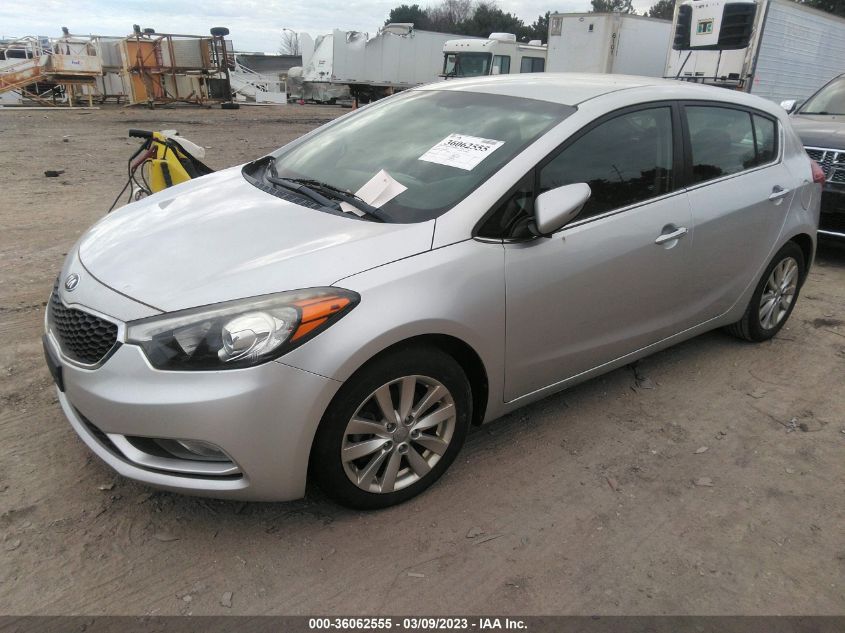 2014 KIA FORTE 5-DOOR EX - KNAFX5A85E5181322
