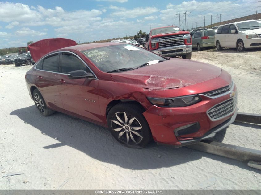 2016 CHEVROLET MALIBU LT - 1G1ZF5SX9GF199952