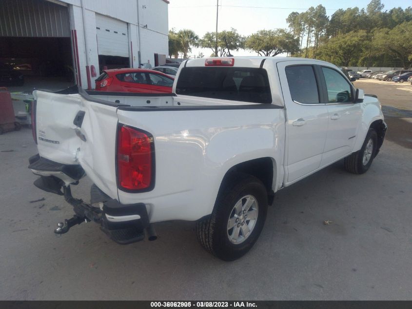 2020 CHEVROLET COLORADO 2WD WORK TRUCK - 1GCGSBEA5L1112409