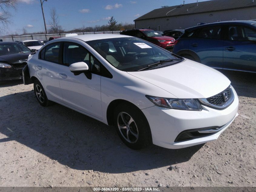 2015 HONDA CIVIC SEDAN SE - 19XFB2F71FE112861