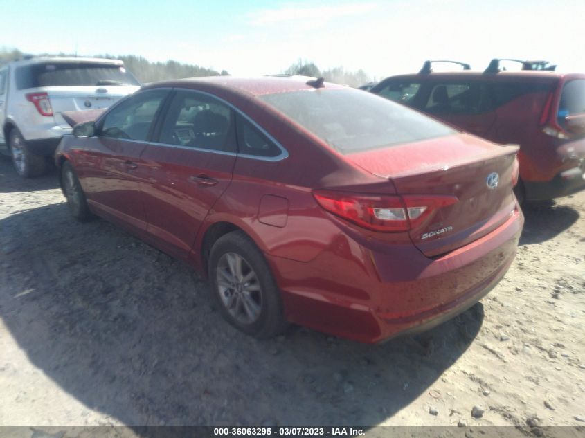 2015 HYUNDAI SONATA 2.4L SE - 5NPE24AF6FH227957