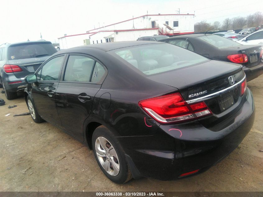 2014 HONDA CIVIC SEDAN LX - 19XFB2F57EE220687