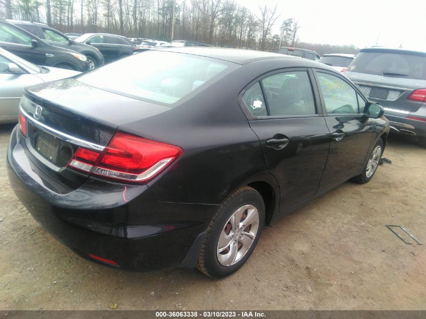 2014 HONDA CIVIC SEDAN LX - 19XFB2F57EE220687