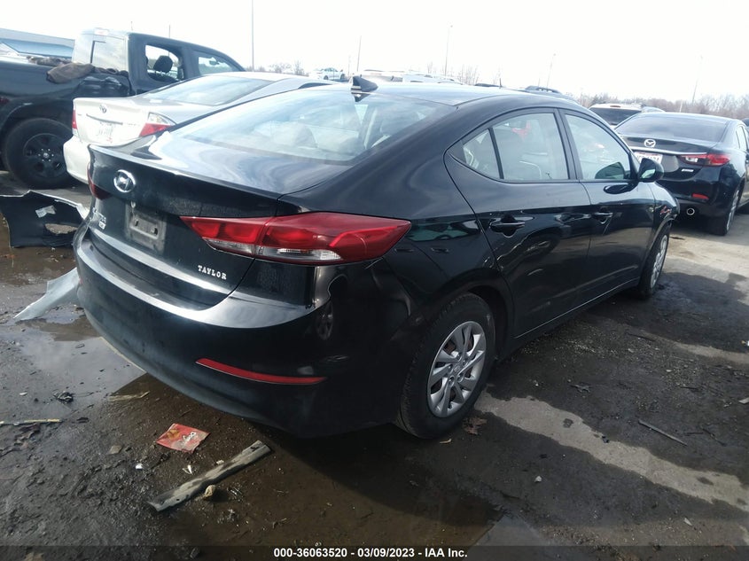 VIN KMHD74LF3HU200651 2017 HYUNDAI ELANTRA SE