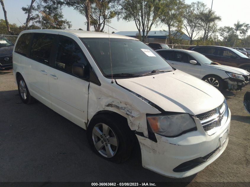2013 DODGE GRAND CARAVAN SE - 2C4RDGBG8DR600663