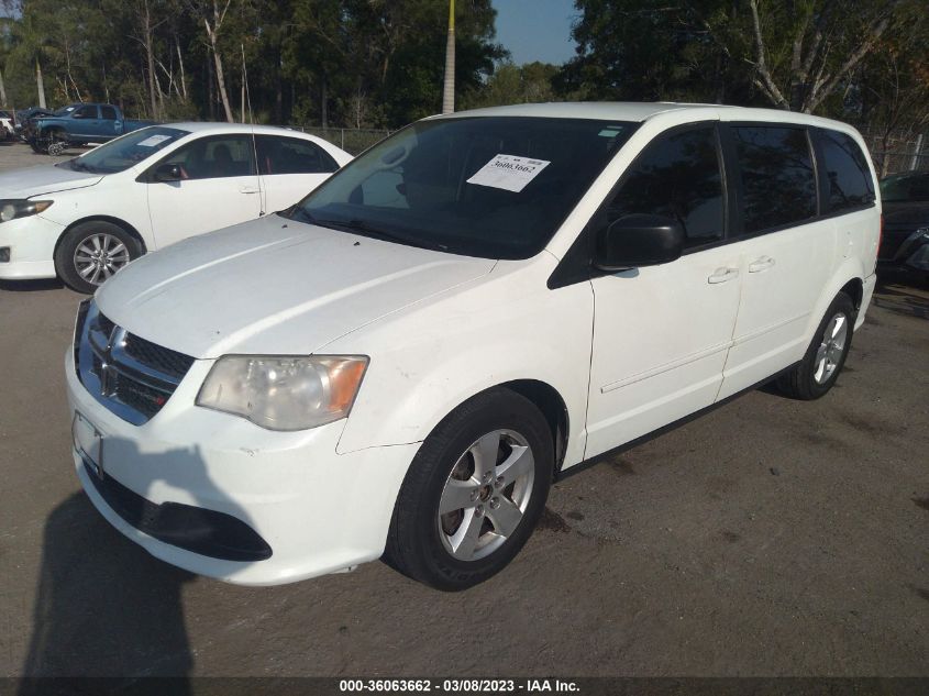 2013 DODGE GRAND CARAVAN SE - 2C4RDGBG8DR600663