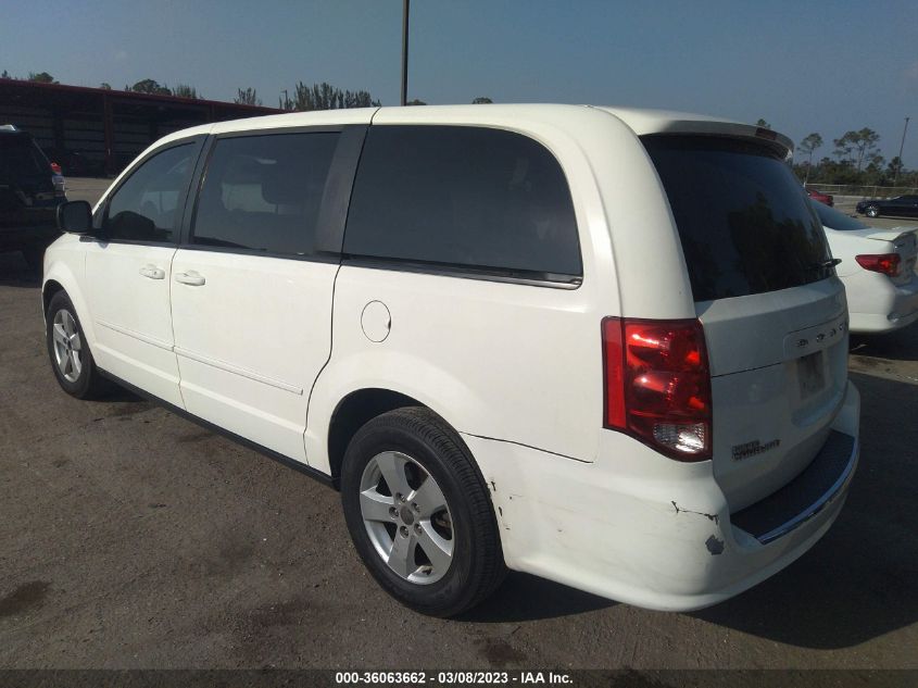 2013 DODGE GRAND CARAVAN SE - 2C4RDGBG8DR600663