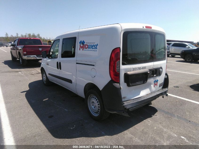 2016 RAM PROMASTER CITY CARGO VAN TRADESMAN - ZFBERFATXG6C76349