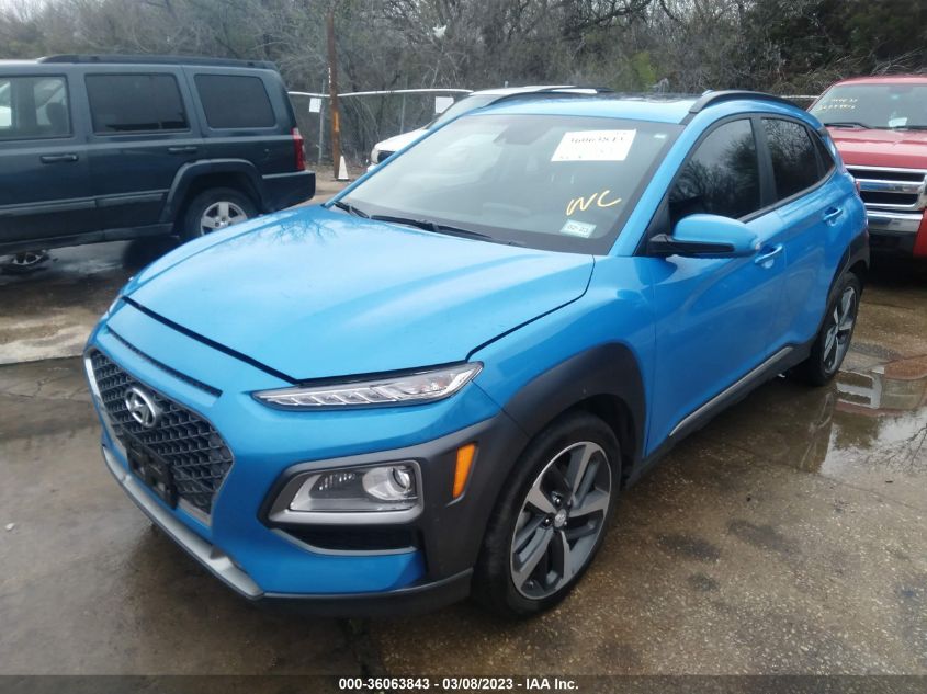 2021 HYUNDAI KONA LIMITED - KM8K33A58MU637742