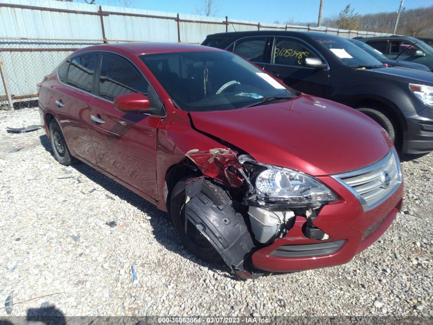 2014 NISSAN SENTRA S/FE+ S/SV/FE+ SV/SR/SL - 3N1AB7AP8EL647598