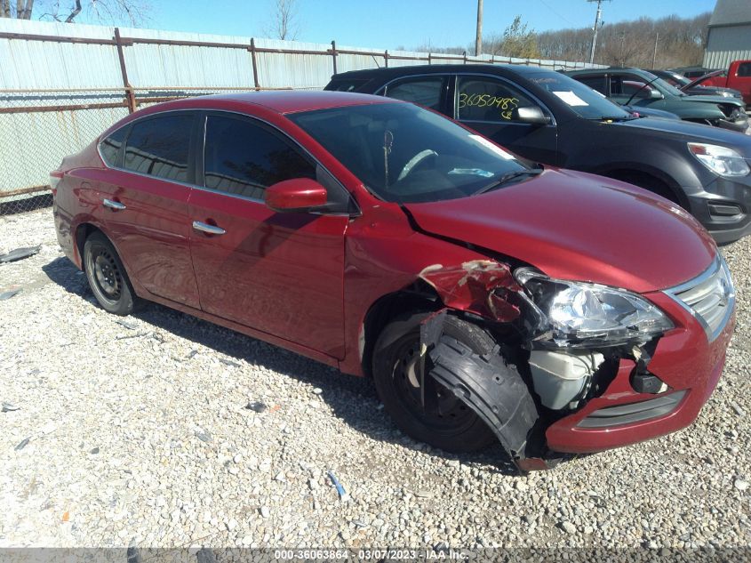 2014 NISSAN SENTRA S/FE+ S/SV/FE+ SV/SR/SL - 3N1AB7AP8EL647598