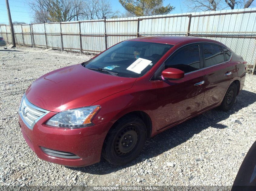 2014 NISSAN SENTRA S/FE+ S/SV/FE+ SV/SR/SL - 3N1AB7AP8EL647598