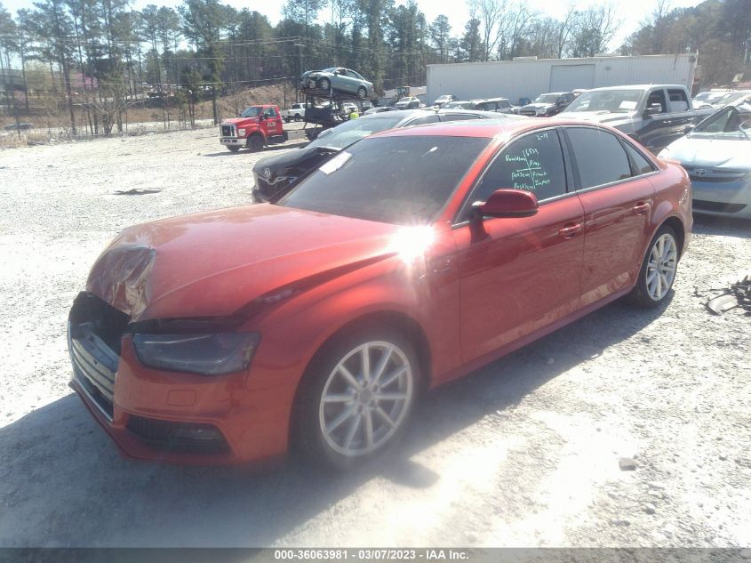 2014 AUDI A4 PREMIUM PLUS - WAUFFAFL7EN045329