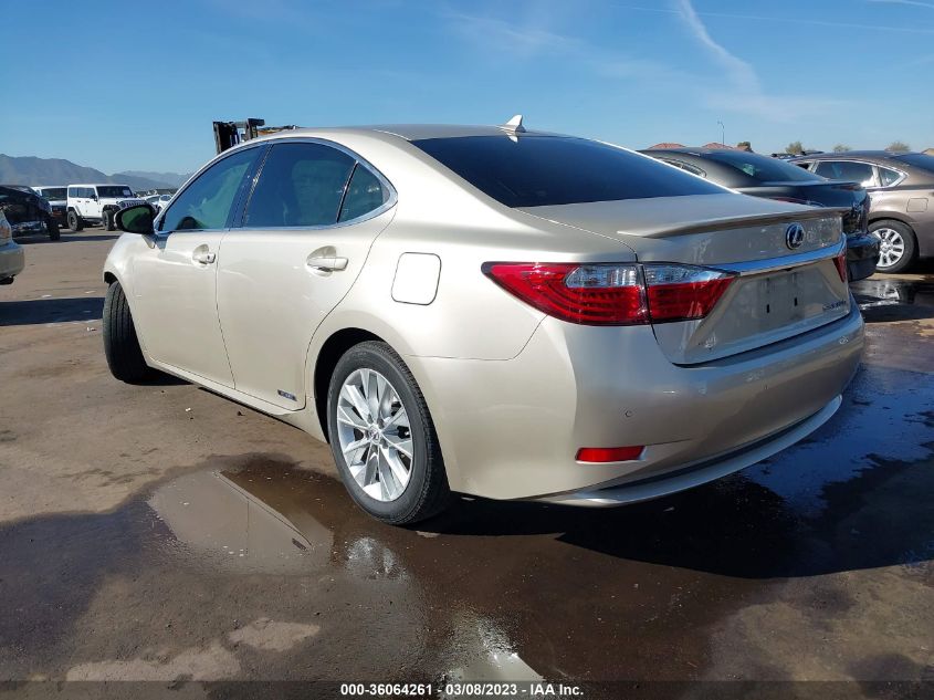 2013 LEXUS ES 300H HYBRID JTHBW1GG5D2026280