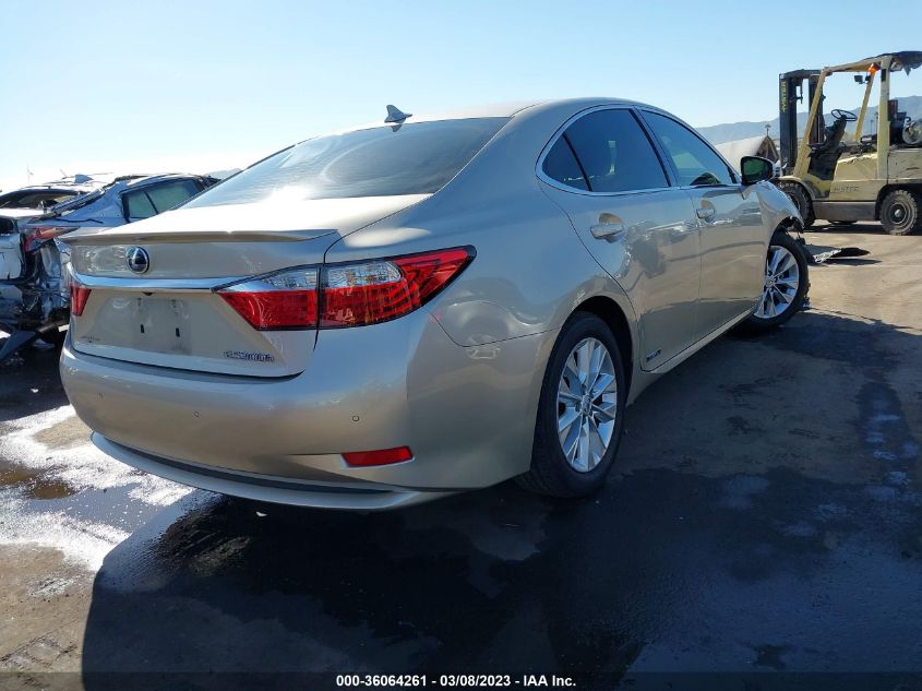 2013 LEXUS ES 300H HYBRID JTHBW1GG5D2026280