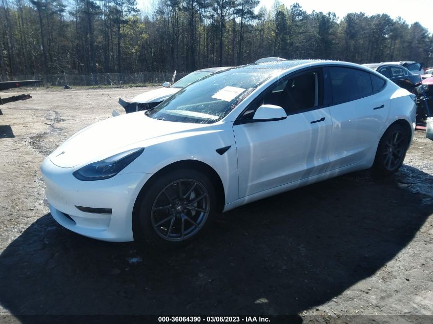 2021 TESLA MODEL 3 STANDARD RANGE PLUS - 5YJ3E1EA4MF976912